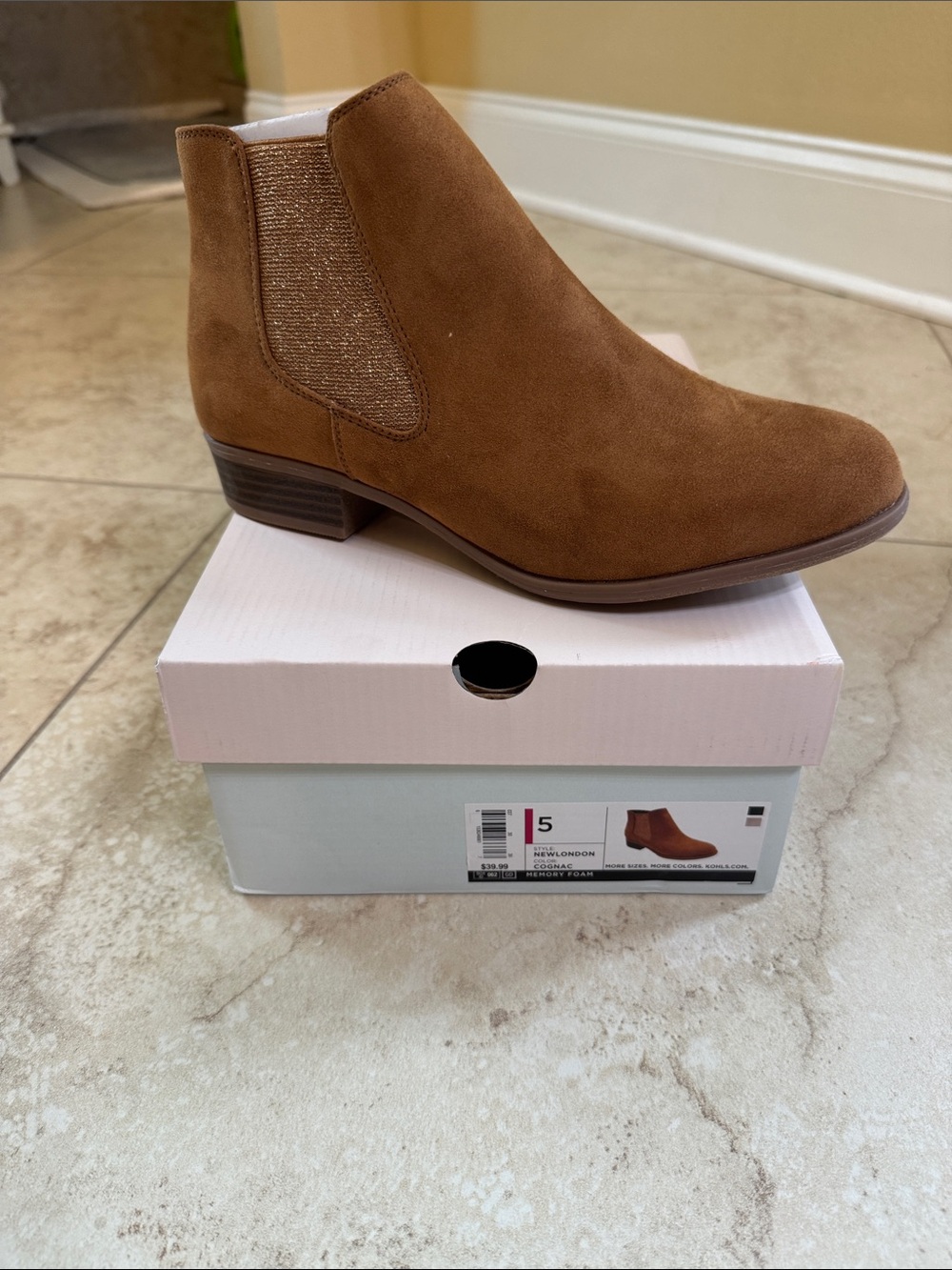 SO Tan Suede Chelsea Ankle Boots